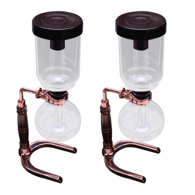 2X Japanese Style Siphon Coffee Maker Tea Siphon Pot Vacuum Coffeemaker