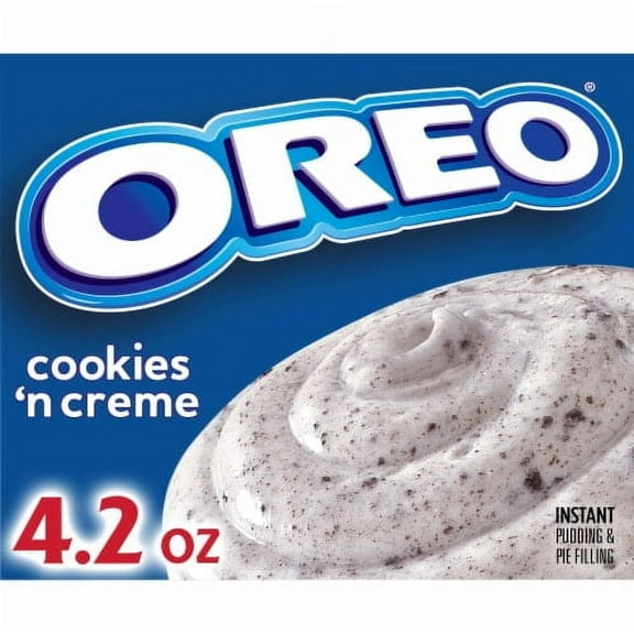 2X - Jell-O Oreo Cookies 'n Creme Instant Pudding & Pie Filling Mix