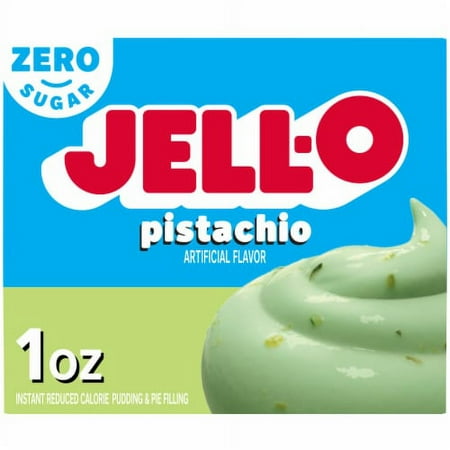 2X - Jell-O Zero Sugar Pistachio Flavor Instant Pudding & Pie Filling