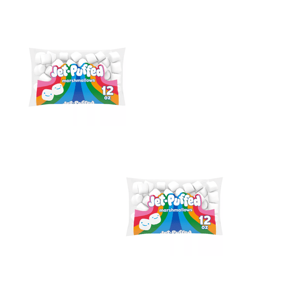 Jet-Puffed Marshmallows, Bag 12 oz - Pack of 2