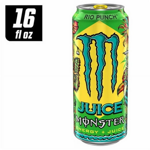 2X - Juice Monster Rio Punch Energy Drink Can