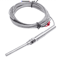 thumbnail image 1 of 2X K Type 50X5mm 800C Probe Thermocouple Temperature Sensor Cable 9.8Ft 3 Meters,2 x Thermocouple,Silver Tone, 1 of 8