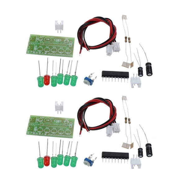 2X KA2284 Audio Level Meter Level Indicating Suit LED Indicator DIY Kit for