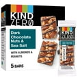 thumbnail image 1 of 2x-KIND Zero Dark Chocolate Nuts & Sea Salt Bars - 6.2oz/5ct, 1 of 5