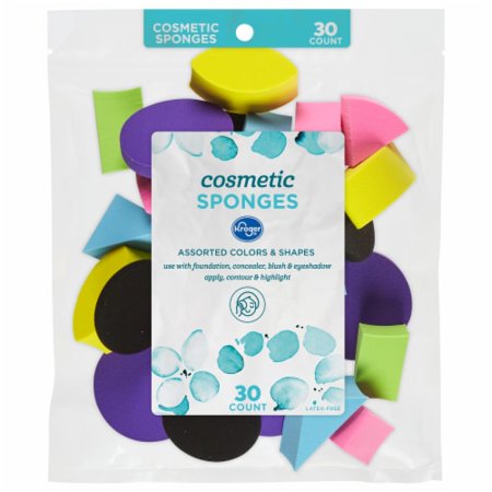 2X - KR Assorted Shapes Cosmetic Sponges