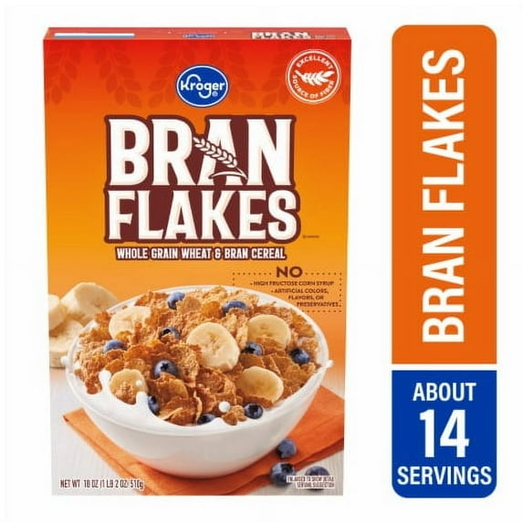 2X-KR Bran Flakes Wheat Cereal - 18 oz