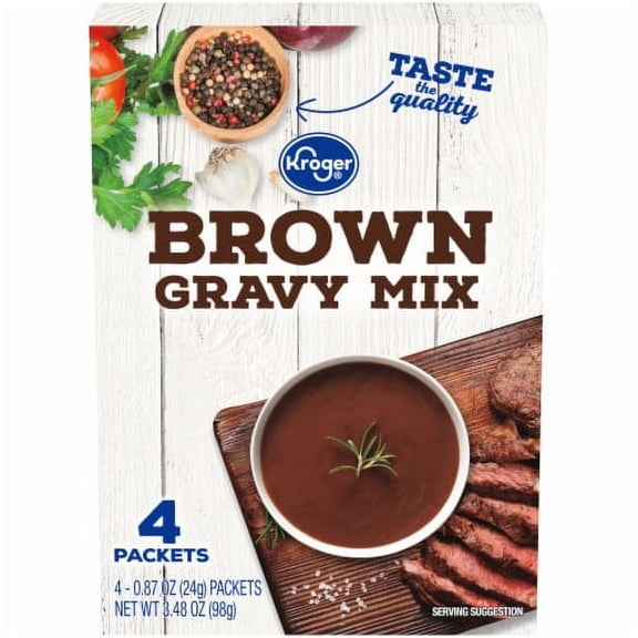 2X-KR Brown Gravy Mix - 0.87 oz - 4 ct