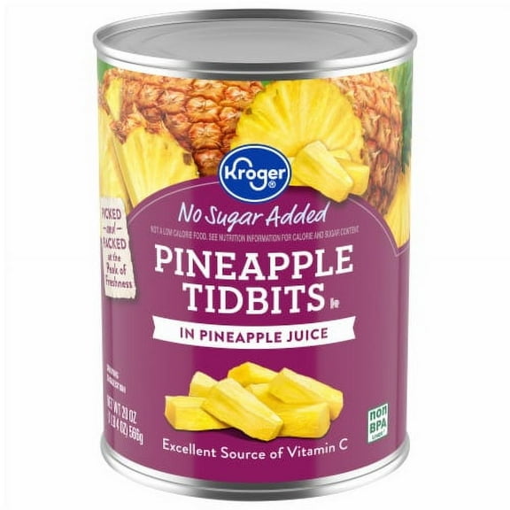 2X - KR Canned Pineapple Tidbits in Pineapple Juice