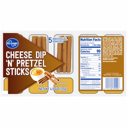 2X - KR Cheese Dip 'N' Pretzel Sticks 4.5 oz