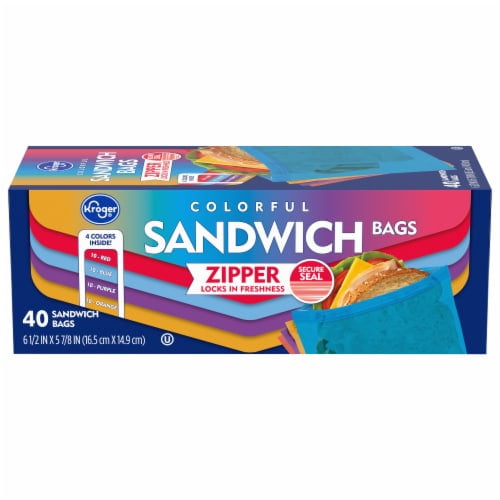 2X - KR Colorful Sandwich Bags