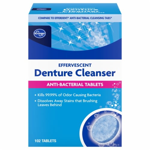 2X KR Effervescent Denture Cleanser Tablets