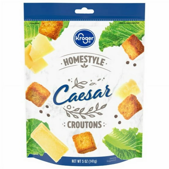 2X-KR Homestyle Caesar Croutons - 5 oz