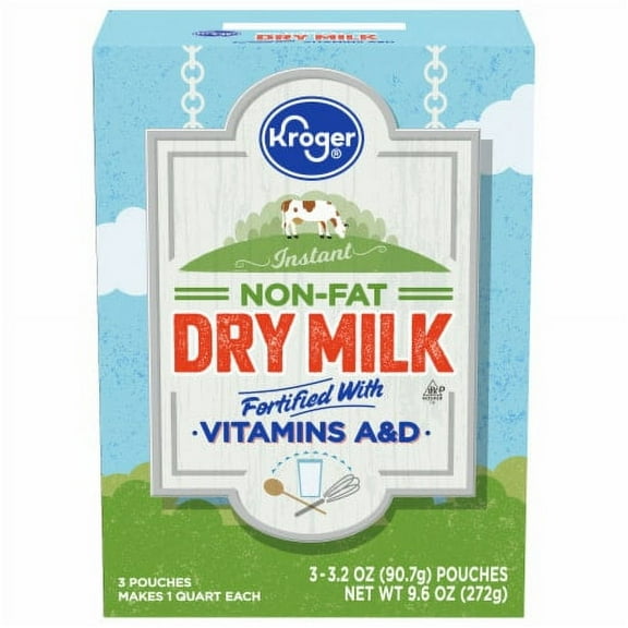 2X - KR Instant Non-Fat Dry Milk Pouches