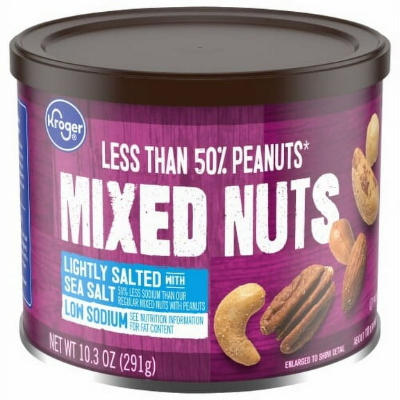 2X - KR Lightly Salted with Sea Salt Mixed Nuts-10.3 oz