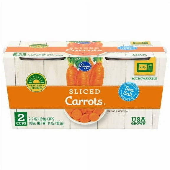 2X-KR Low Sodium Sliced Carrots - 7 oz - 2 ct