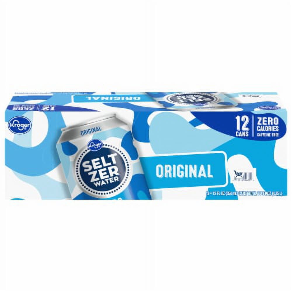 2X-KR Original Caffeine Free Seltzer Water Cans - 12 fl oz - 12 pk