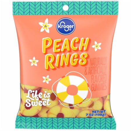 2X - KR Peach Rings Gummi Candy