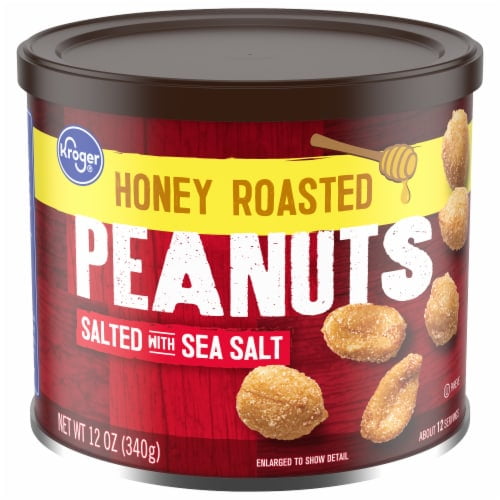 2X - KR Salted with Sea Salt Honey Roasted Peanuts