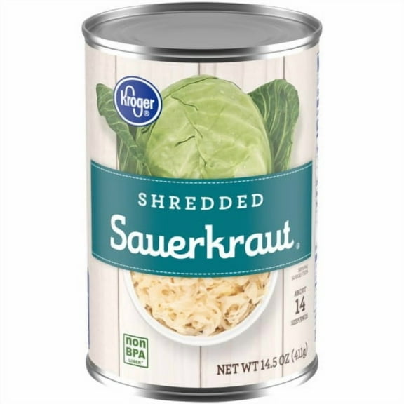 2X-KR Shredded Sauerkraut - 14.5 oz