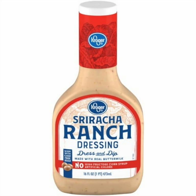 2X-KR Sriracha Ranch Salad Dressing - 16 fl oz - Walmart.com 2X-KR Sriracha Ranch Salad Dressing - 16 fl oz - Walmart.com