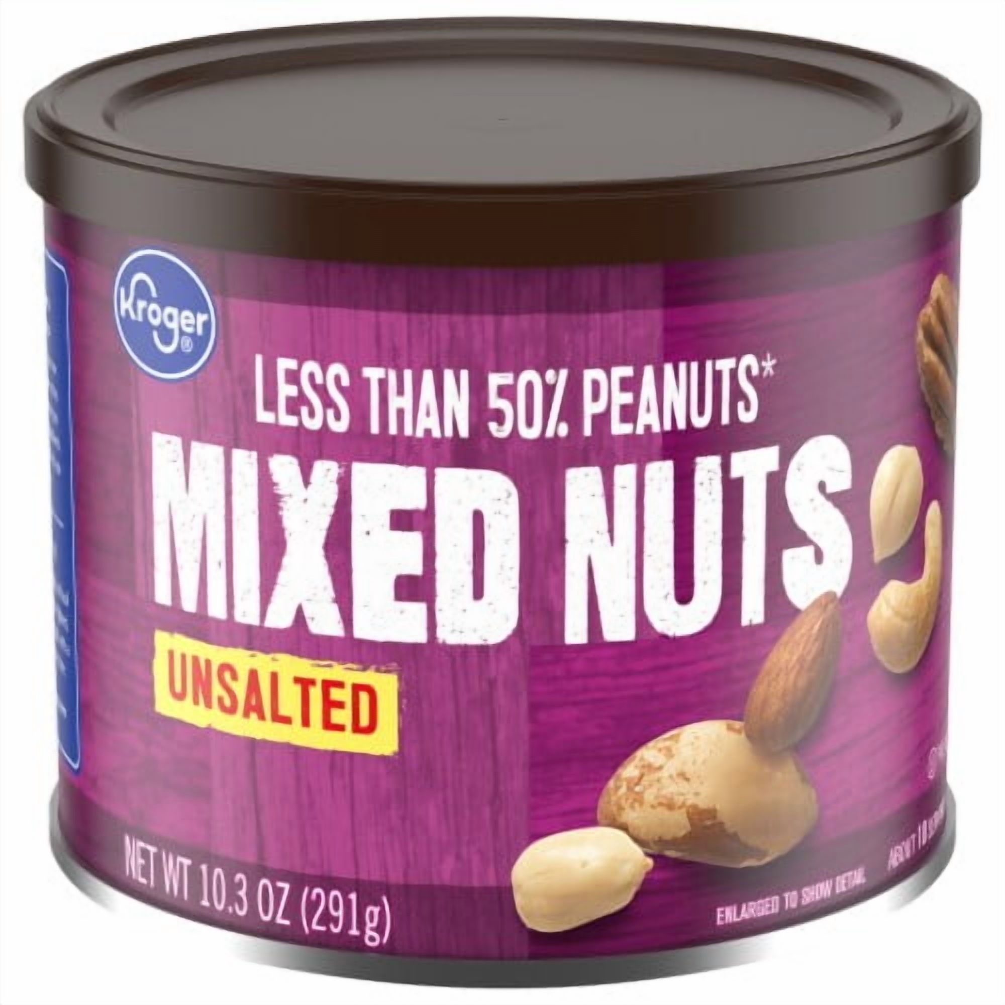 2X - KR Unsalted Less Than 50% Peanuts Mixed Nutsˆ 10.3 oz