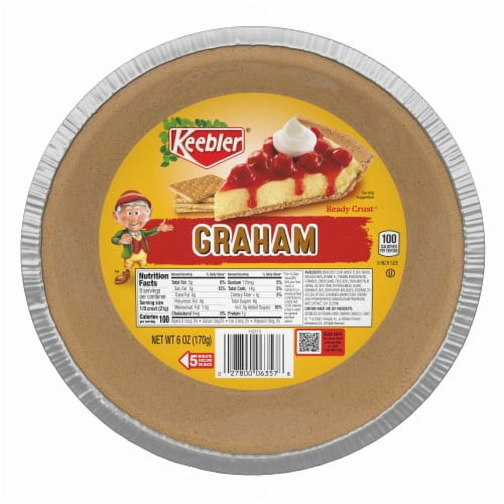 2X - Keebler Ready Crust 9-Inch Graham Cracker Pie Crust