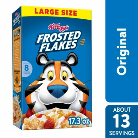 2X-Kellogg's Frosted Flakes Large Size Cereal - 17.3 oz