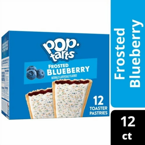 2X - Kellogg's Pop-Tarts Frosted Blueberry Toaster Pastries