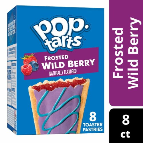 2X - Kellogg's Pop-Tarts Frosted Wild Berry Toaster Pastries-8 ct