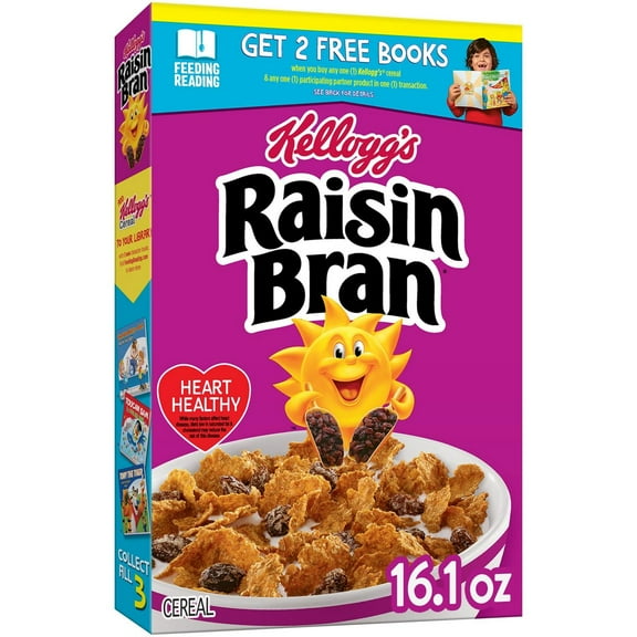 2X - Kellogg's Raisin Bran Breakfast Cereal - 16.1oz