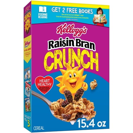 2X - Kellogg's Raisin Bran Crunch Original Breakfast Cereal - 15.4oz