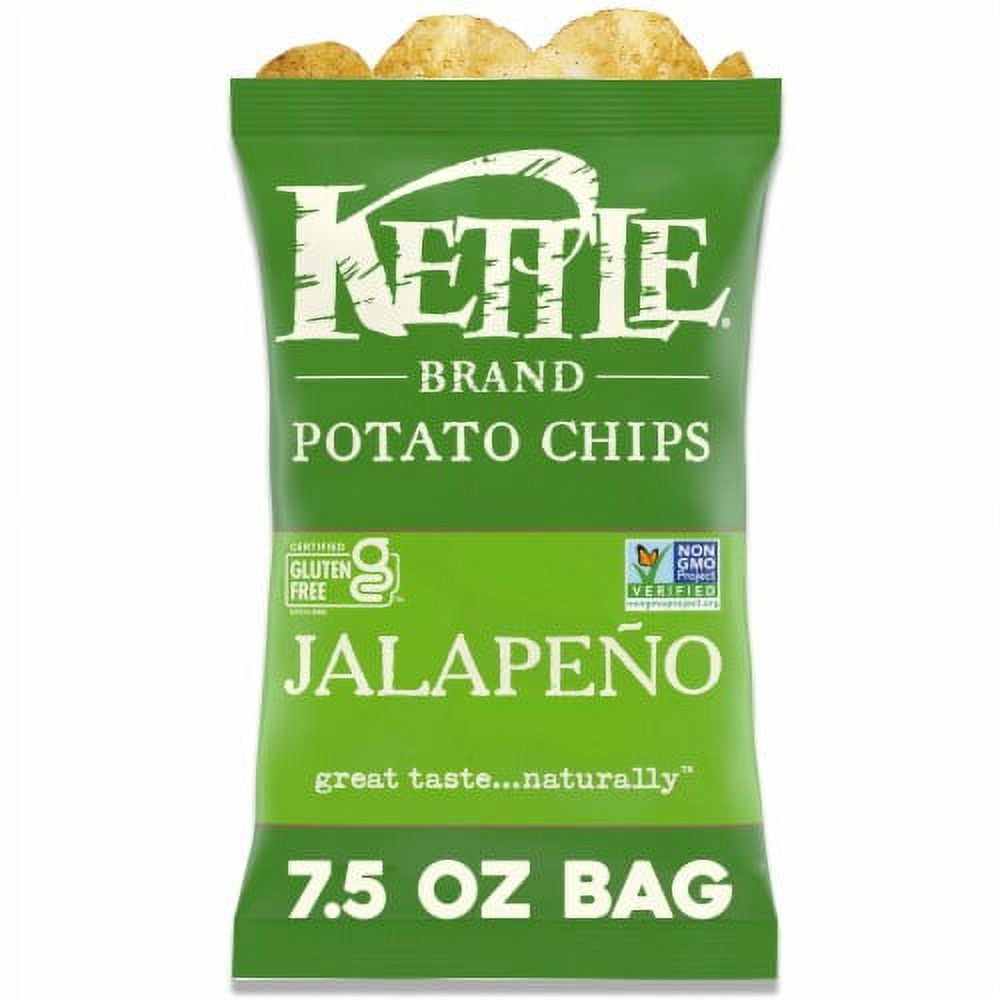 2X - Kettle Brand Jalapeno Kettle Potato Chips-7.5 oz