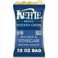 thumbnail image 1 of 2X - Kettle Brand Sea Salt and Vinegar Kettle Potato Chips-7.5 oz, 1 of 5