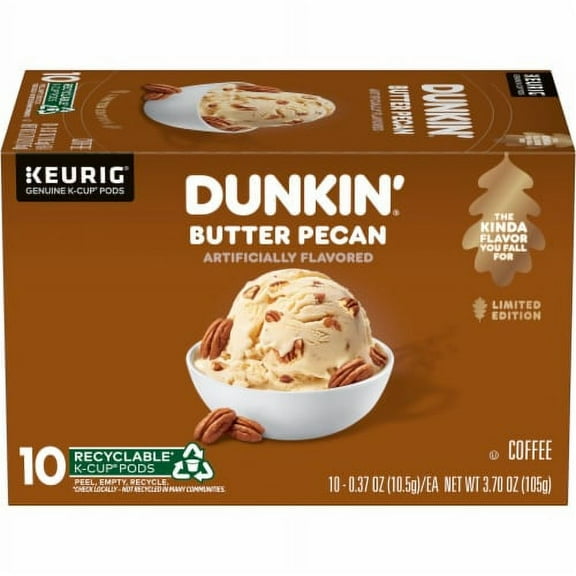2X - Keurig Dunkin' Butter Pecan Coffee K-Cup Pods