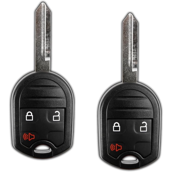 2X Key Fob for 2001 2002 2003 2004 2005 2006 2007 2008 2009 2010 2011 2012 2013 2014 2015 2016 2017 2018 Ford Lincoln Mercury Remote, 3-Button CWTWB1U793, Programming Guide Included