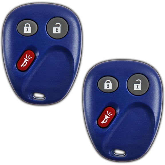2X Key Fob for 2003 2004 2005 2006 2007 Cadillac Escalade Chevrolet Chevy Equinox Suburban Tahoe Sierra Yukon Pontiac Remote, 3-Button LHJ011, Programming Guide Included