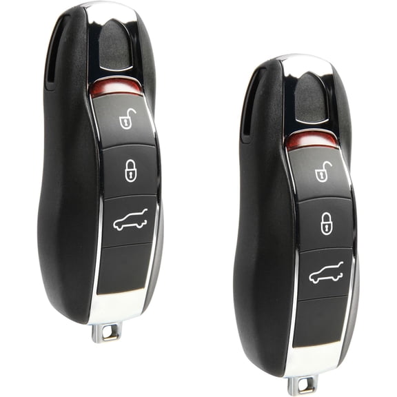 2X Key Fob Replacement Keyless Entry Remote for 2010 2011 2012 2013 2014 2015 2016 2017 Porsche Cayenne Cayman Macan 3-Button Smart Key Proximity (KR55WK50138)