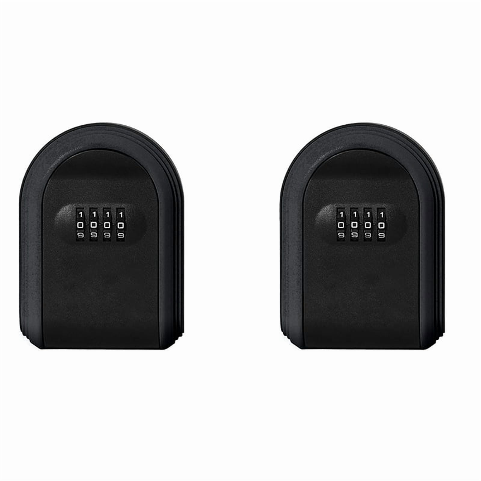2X Key Safe Box Weatherproof 4 Digit Combination Outdoor Key Security ...