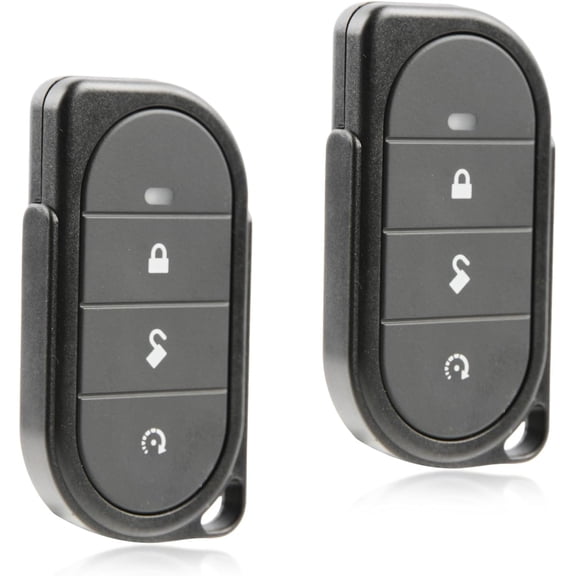 2X Keyless Entry Remote Car Key Fob 4-Button Replacement for Alarm Security System (7146V, 4105V, 5305V, 3305V, 5105V, 3102V, 3305V, 3105V)
