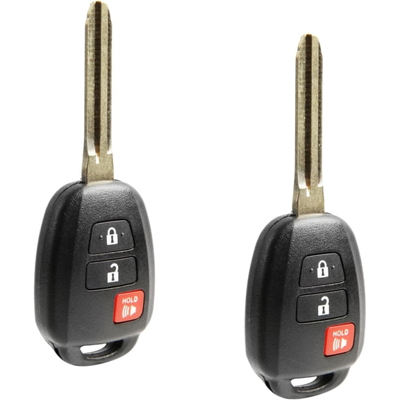 2X Keyless Entry Remote Key Fob 3-Button Replacement for 2013 2014 2015 2016 Scion TC XD IQ (MOZB52TH, 89070-52G30)