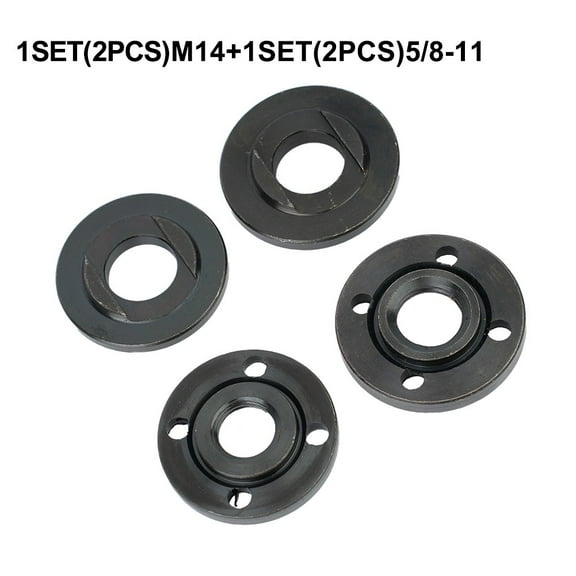 2X/Kit For M14+2X/Kit 5/8-11 Thread Angle Grinder Flange Lock Nuts Set