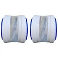 thumbnail image 1 of 2X Kitchen Range Hoods Check Valve for 150/160/180mm Pipe Double-Ended Anti Odor Check Control Air Outlet Fresh System-C,2 x Pipe check valve,white, 1 of 10