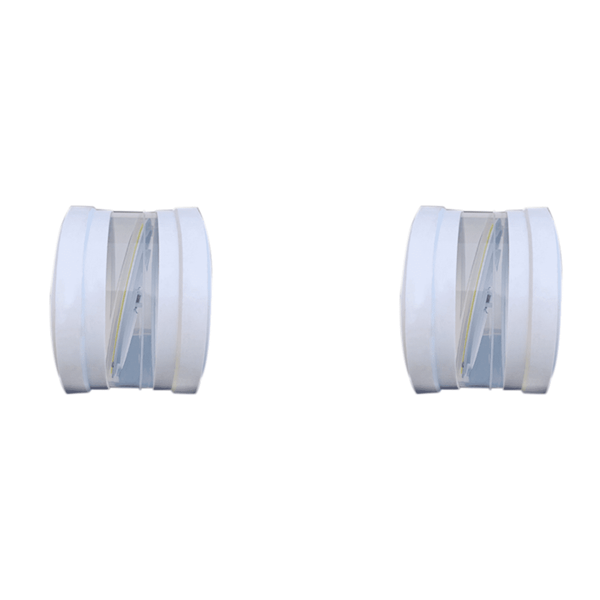 2X Kitchen Range Hoods Check Valve for 150/160/180mm Pipe DoubleEnded