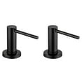 thumbnail image 1 of 2X Kitchen Sink Soap Dispenser Countertop Pump Hand Lotion Built in Bottle Stainless Steel Screw Black, 1 of 8