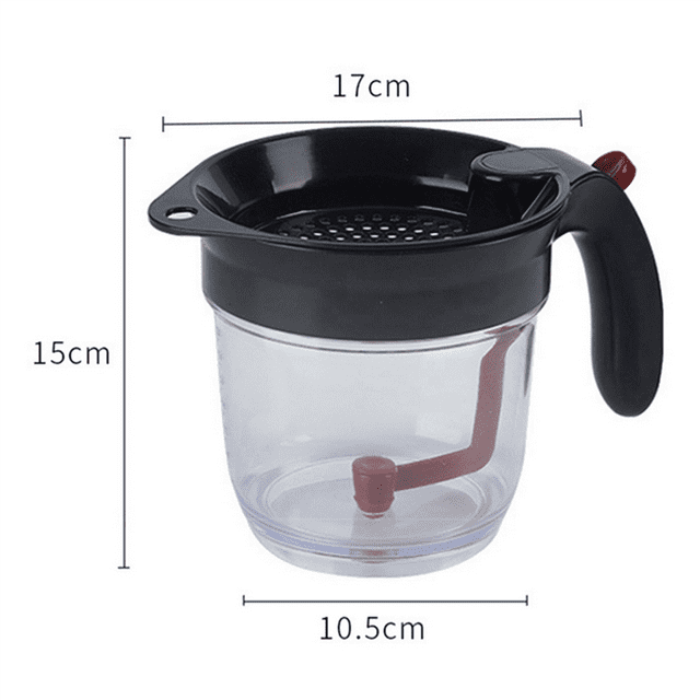 2X Kitchen Tool Fat Separator with Bottom Release Fat Separator with