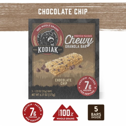 2X - Kodiak Chocolate Chip Chewy Granola Bars