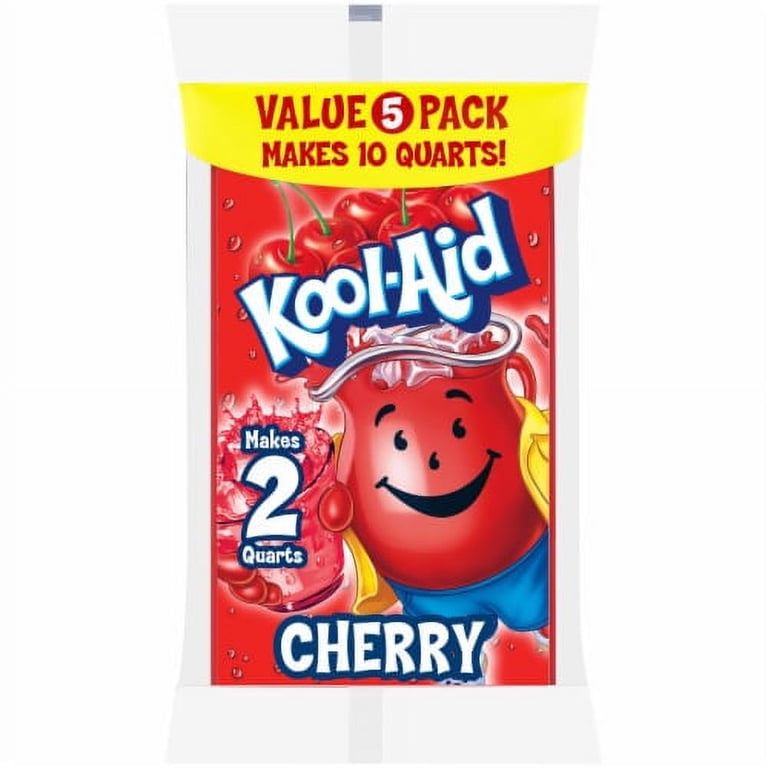 2X-Kool-Aid Unsweetened Cherry Artificially Flavored Powdered Soft