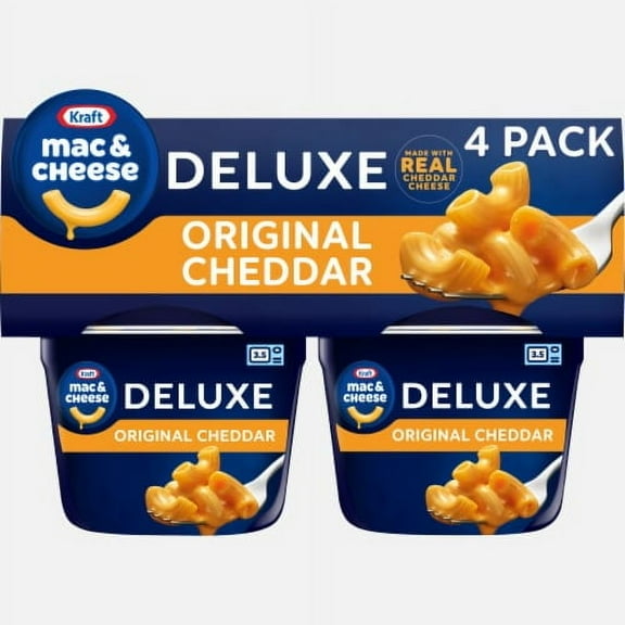 2X - Kraft Deluxe Original Mac N Cheese Macaroni and Cheese Cups