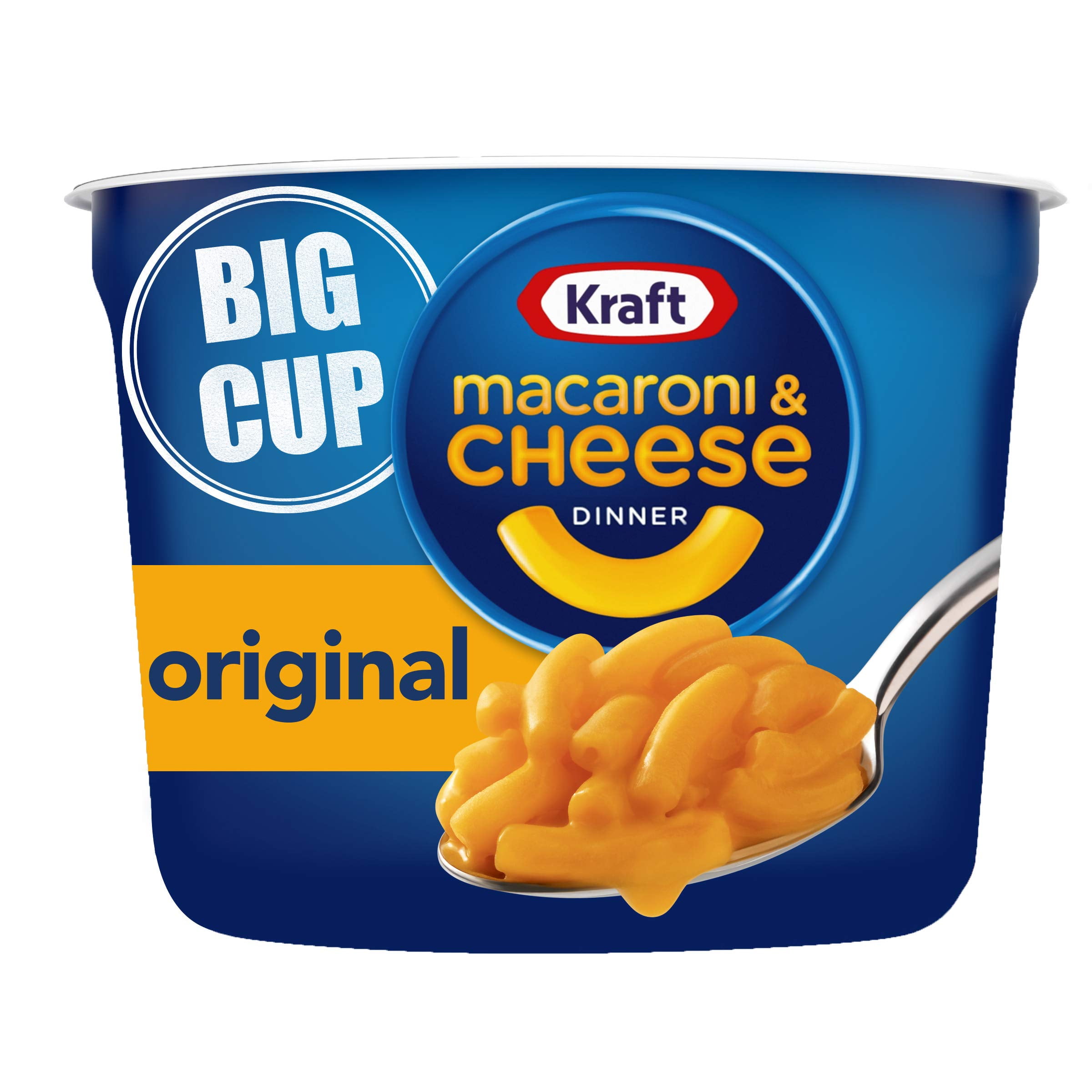 2X - Kraft Easy Mac Original Flavor Macaroni And Cheese, 4.1 Oz Big Cup