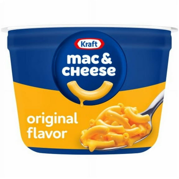 2X - Kraft Original Mac N Cheese Macaroni and Cheese Cups Easy Microwavable Dinner